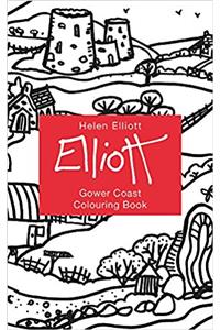 Helen Elliott Concertina Colouring Book: Gower Coast