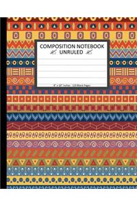 Unruled Composition Notebook 8