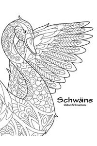Schwäne-Malbuch für Erwachsene 1