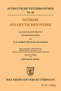 Notkers des Deutschen Werke