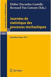 Journees de Statistique Des Processus Stochastiques