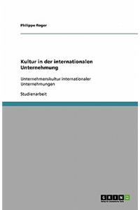 Kultur in der internationalen Unternehmung