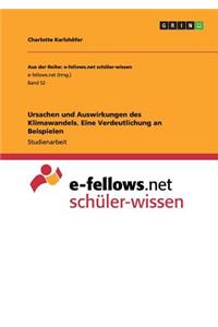 Ursachen und Auswirkungen des Klimawandels. Eine Verdeutlichung an Beispielen