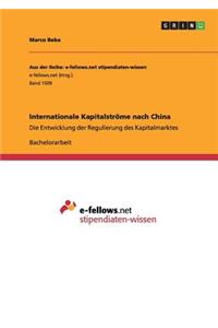 Internationale Kapitalströme nach China