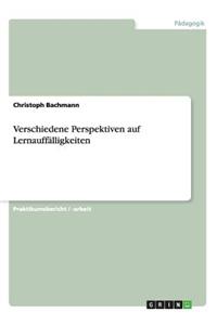 Verschiedene Perspektiven auf Lernauffälligkeiten