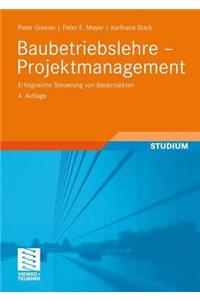 Baubetriebslehre - Projektmanagement