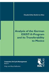 Analysis of the German EXIST-II-Program and its Transferability to Mexico