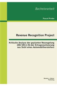 Revenue Recognition Project