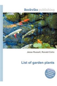 List of Garden Plants