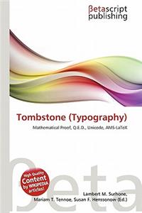 Tombstone (Typography)