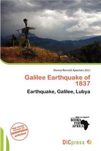 Galilee Earthquake of 1837
