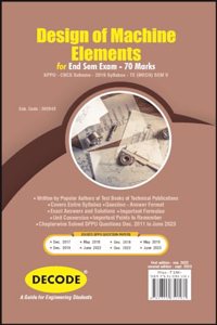 Design of Machine Elements for SPPU 19 Course (TE - SEM V - MECH- 302043) (Decode)