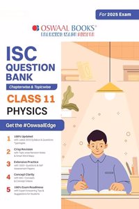 Oswaal ISC Question Bank SOLVED PAPERS | Class 11 | Physics | For Exam 2024-25