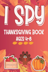 I Spy Thanksgiving Book Ages 4-8