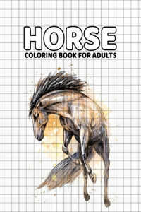 Horse Coloring Book For Adults