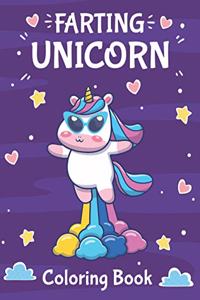 Farting Unicorn Coloring Book