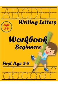 Writing Letters Workbook Beginners First Age 3-5