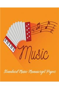 Music Standard Music Manuscript Paper