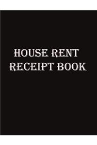 House Rent Receipt Book: Rent log