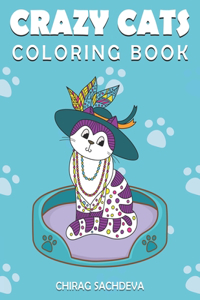 Crazy Cats Coloring Book