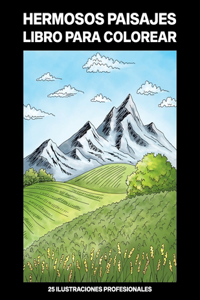Hermosos Paisajes Libro para Colorear
