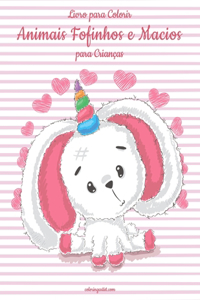 Livro para Colorir Animais Fofinhos e Macios para Crianças