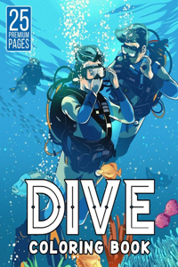 Dive Coloring Book