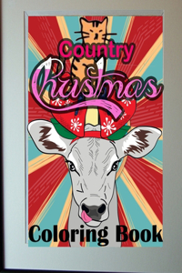 Country Christmas Coloring Book