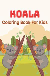 Koala Coloring Book for kids