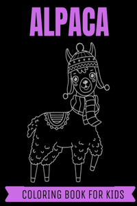 Alpaca Coloring Book For Kids