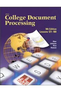 Gregg College Keyboarding & Document Processing (Gdp), Lessons 121-180, Student Text