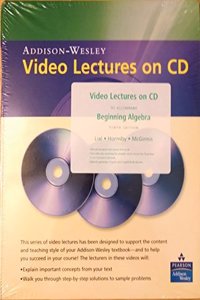 Video Lectures on CD with Solution Clips for Beginning Algebra
