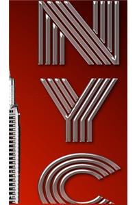 NYC Chrysler Red Creative Drawing writing Journal.