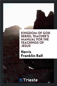Teacher's Manual for the Teachings of Jesus