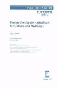 Remote Sensing for Agriculture, Ecosystems and Hydrology