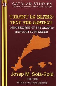 «Tirant Lo Blanc: »- Text and Context