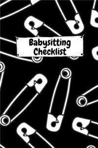 Babysitting Checklist