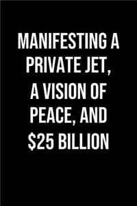 Manifesting A Private Jet A Vision Of Peace And 25 Billion