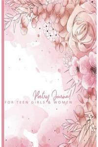 Poetry Journal For Teen Girls & Women