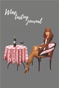 Wine tasting Journal: wine connoisseur gift, Wine log, taste rating booklet with 120 pages to track and rate wine