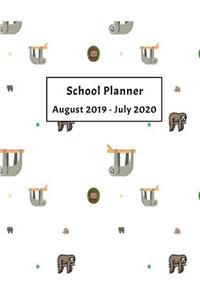 School Planner August 2019 - July 2020