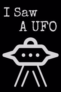 I Saw a UFO