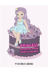 Princess Coloring Book Party Favors