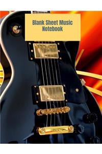 Blank Sheet Music Notebook