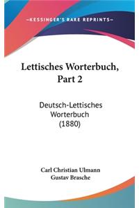 Lettisches Worterbuch, Part 2