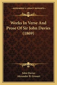 Works in Verse and Prose of Sir John Davies (1869)