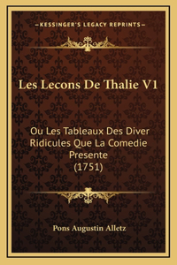Les Lecons De Thalie V1
