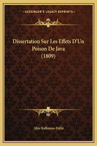 Dissertation Sur Les Effets D'Un Poison De Java (1809)