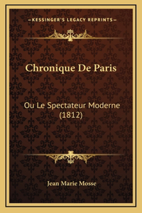 Chronique De Paris
