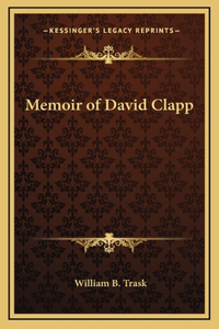 Memoir of David Clapp